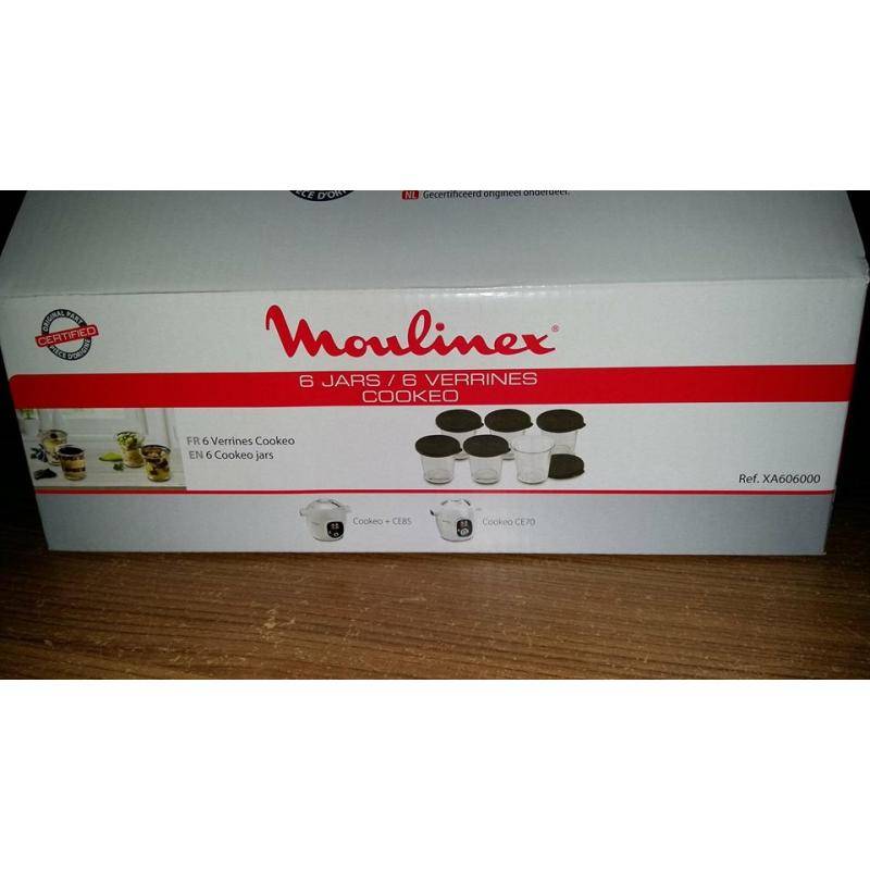 Moulinex Set de 6 Verrines pour Cookeo XA606000 - Coolblue - avant 23:59,  demain chez vous
